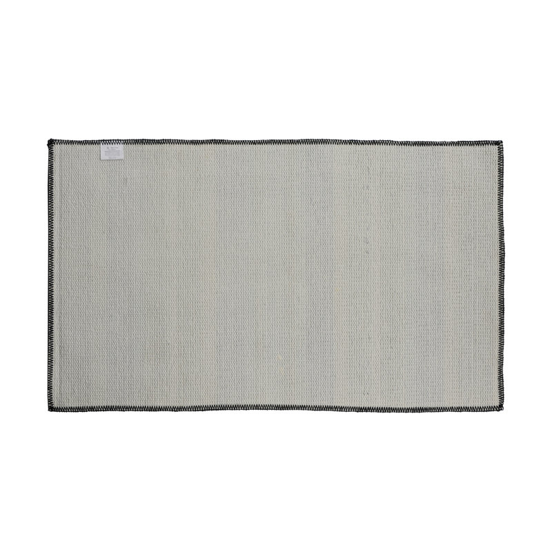 Rayures vertes/brunes Tapis décoratif, Rectangle 1 pi 8 po x 2 pi 6 po