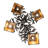 28" Wide Valley View 4 Light Chandelier