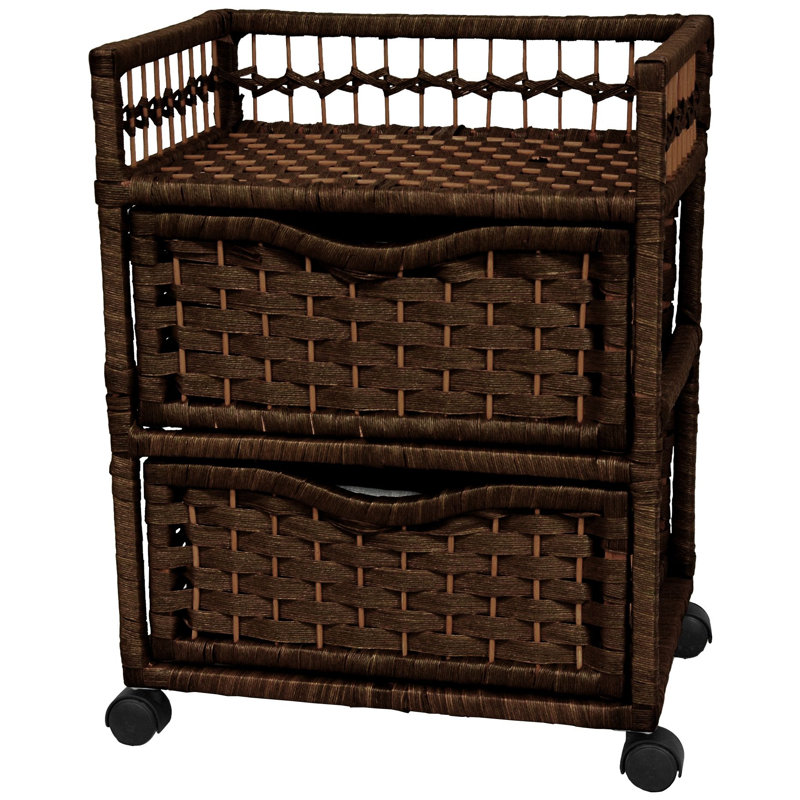 2-Drawer Storage Chest, Mocha