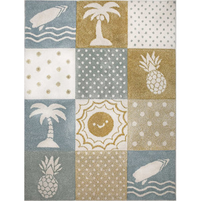 Ben Blue Area Rug