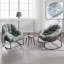 Chaise berçante d'extérieur en rotin-795187212