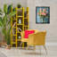 Cadre flottant rose et jaune, design Creative Studio-1630941002-1630941003