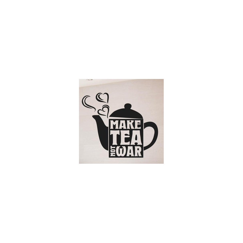 Non-Wall Damaging Wall Decal, Black, Large