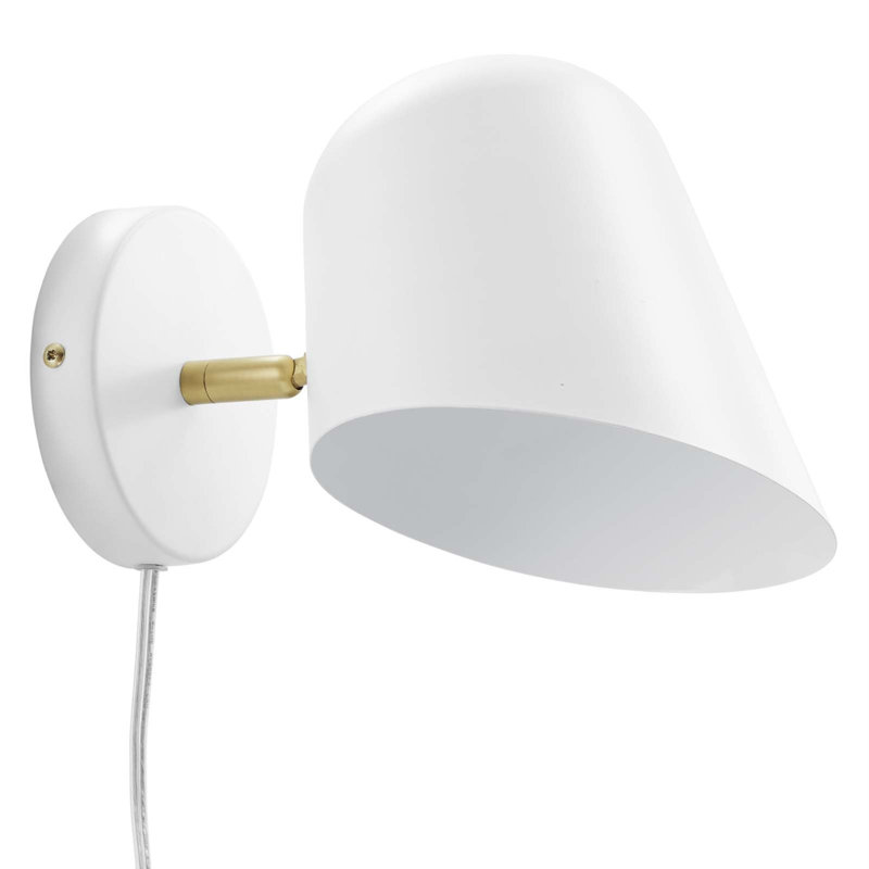 Briana Swivel Wall Sconce, White