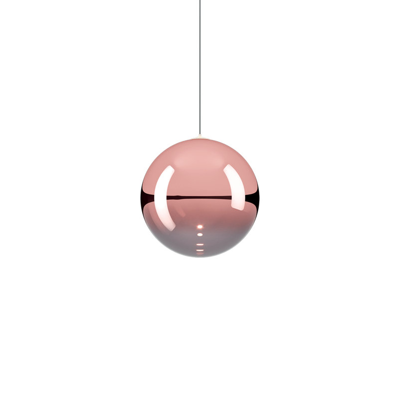Lodes Solo 18 Suspension Lamp Low-V, Rose Gold