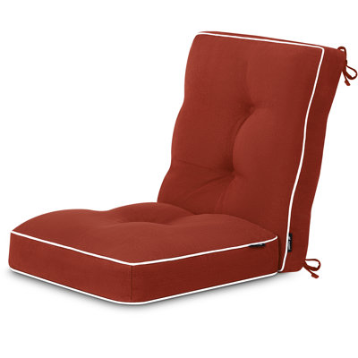 Ensemble de coussins de chaise berçante Favoyard, ensemble de coussins de chaise berçante d'intérieur et d'extérieur pour meubles de patio avec attaches