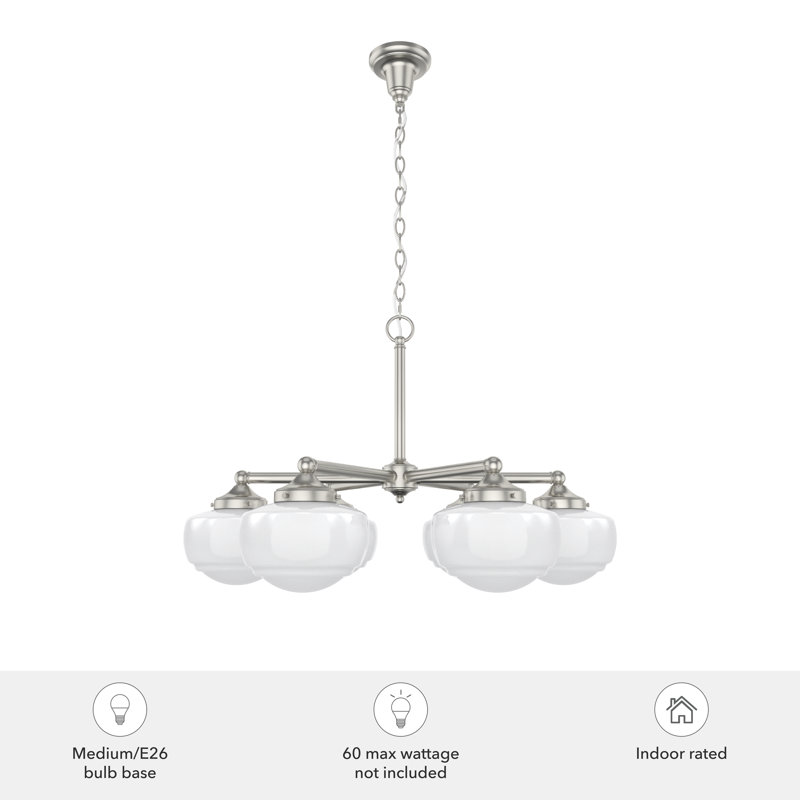 Hunter Saddle Creek 6 Light Chandelier Ceiling Light Fixture