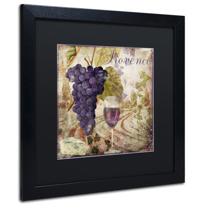 Publicité rétro encadrée Jadaya «Wine Country III»