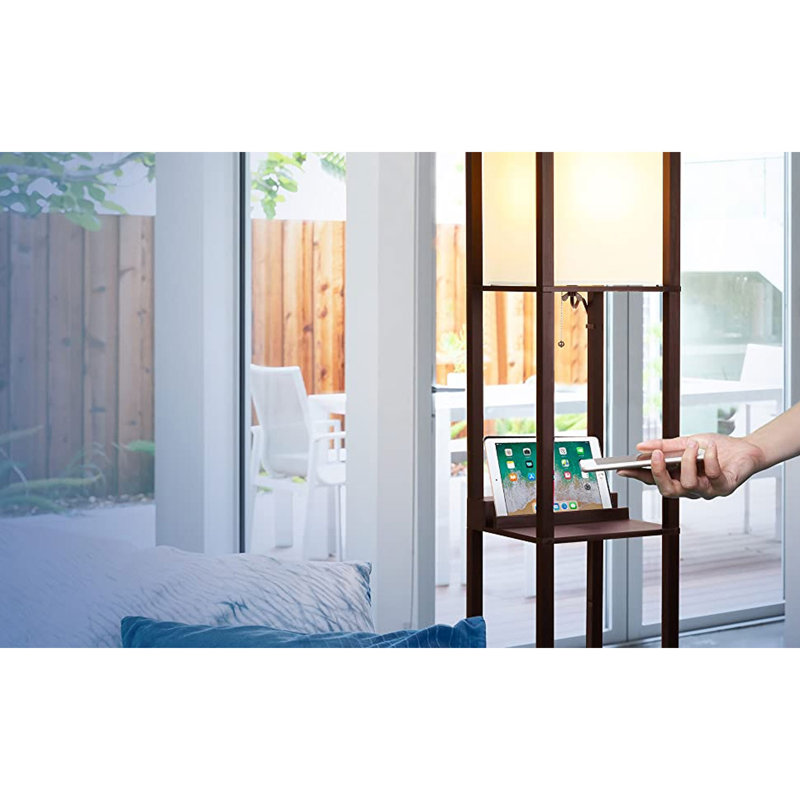 16.1'' LED Column Floor Lamp Set