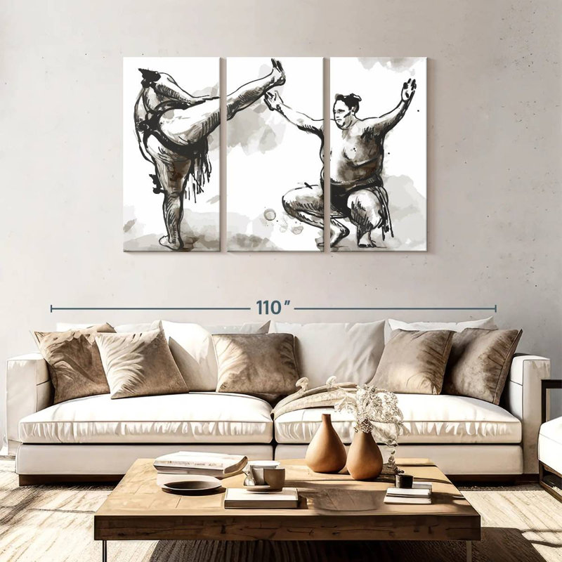 Sumo, 48" H x 74" W