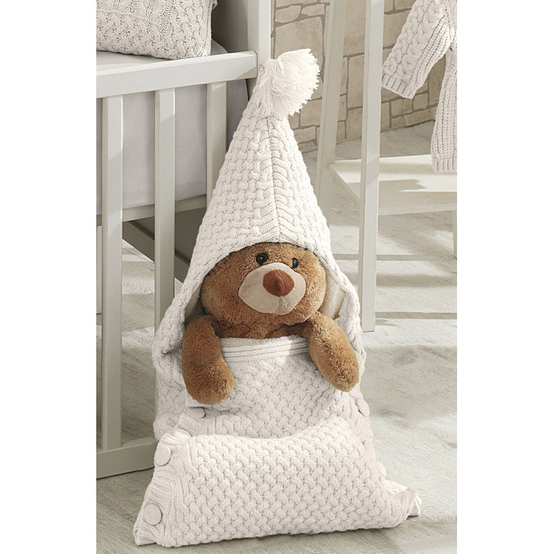 Reggie synthétique emmailloté, Crème