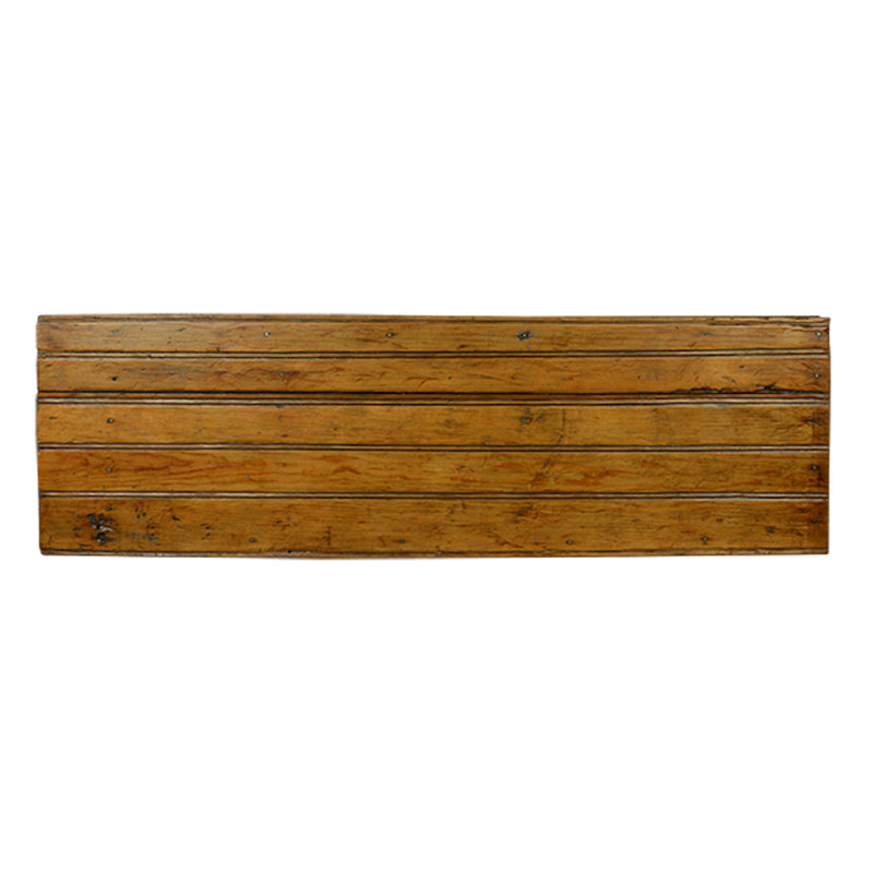 Midnight Feather Console in Natural Finish, White