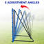 Baseball Rebounder Net 4 X 4.5 FT Baseball Training Equipment Baseball Bounce Back Net With 5 Ball Return Angles Softball Pitching Net Fly Ball Line Drive Ground Ball Training Net For Fielding