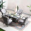 4 - Person Patio Dining Set Rectangular Table-1375151166-1375151553