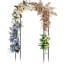 Arche de jardin en métal 7,5 pi pour plantes grimpantes et décoration de mariage