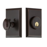 Nostalgic Warehouse New York Plate Single Cylinder Deadbolt