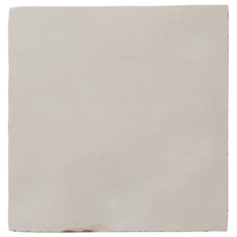 Virello 4x4 Glossy Ceramic Wall Tile, Linen Beige