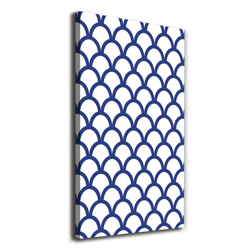 Marinistic Background - Wrapped Canvas Print