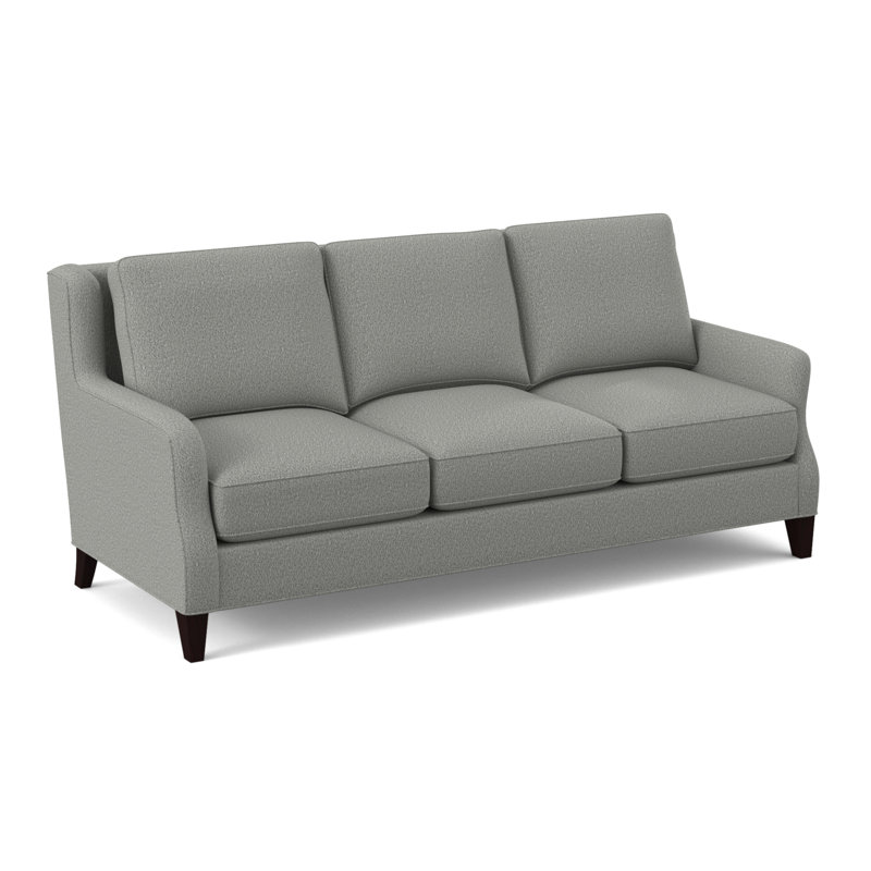 Savannah 84" Flared Arm Sofa, Fluff Wall Street