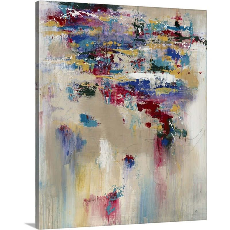 « full spectrum », peinture sur toile, Toile tendue, H 24 po x l 20 po x P 1,25 po