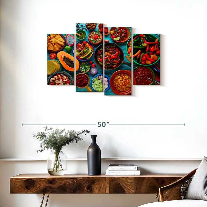 Yarlin Mexican Food Mix, 22" H x 36" W