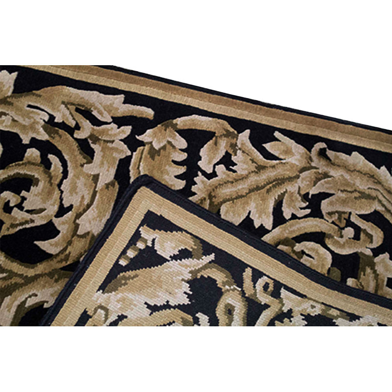 Wool Floral Area Rug