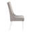 Nathanal Upholstered Dining Chair in Gray and White (Set of 2)