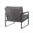 Mirsade 27.09'' W Leather Upholstered Accent Armchair with Removable Backrest-863224340