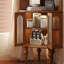 Armoire de coin en bois massif