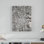 « dublin ireland city map v », impression sur toile
