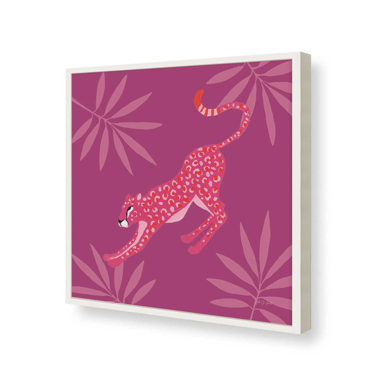 «In the Jungle II» par Yvette St. Amant, reproduction d'art, H 12 po x l 12 po, Blanc