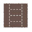 Carreaux de terrasse pour patio 12 po x 12 po Zz Style-113301726