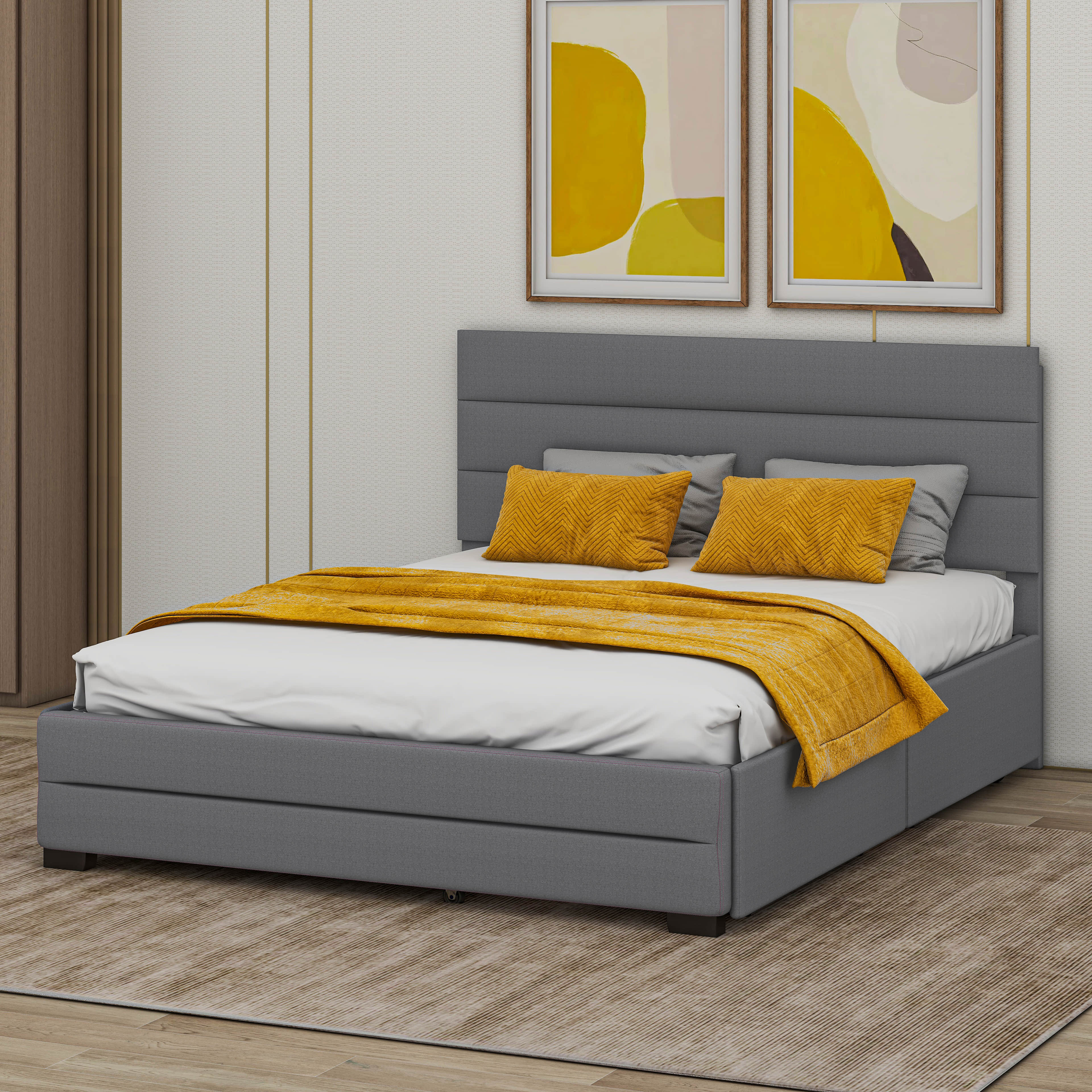 Latitude Run® Cordillera Upholstered Storage Bed | Wayfair