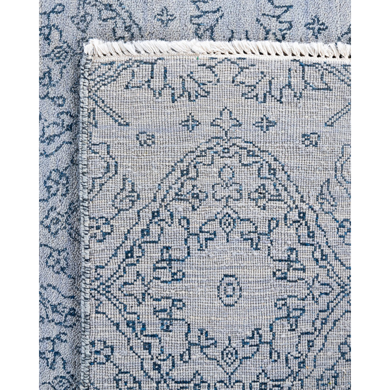 Overdyed One-of-a-Kind 8'5" x 9'10" Hand Knotted Area Rug