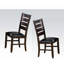 Ensemble de 2 chaises d'appoint contemporaines en similicuir-1502490230