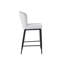 Tabouret de bar Marlowe à dossier capitonné – Ensemble de 3