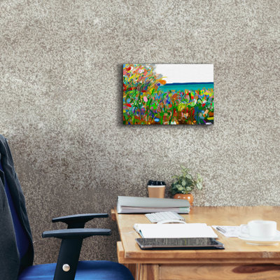 «Méditerranée» par Cesare Bellassai, art mural sur toile