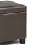 Repose-pieds rectangulaire avec rangement relevable Dover-1897544025