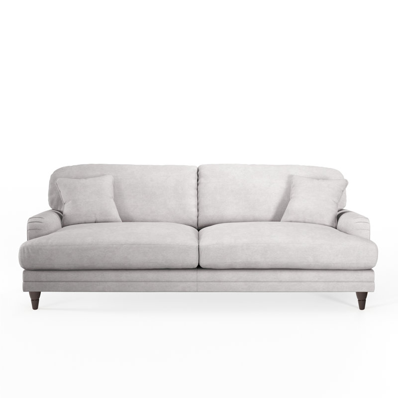 Adaku 4 Seater Sofa  , Silver, Burnished Beech