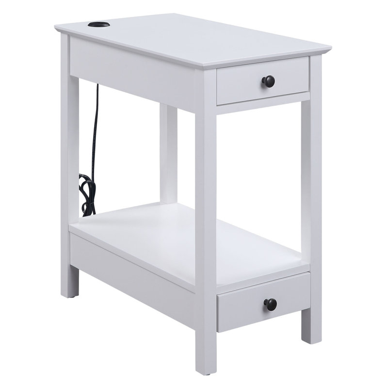 Table d'appoint avec rangement USB