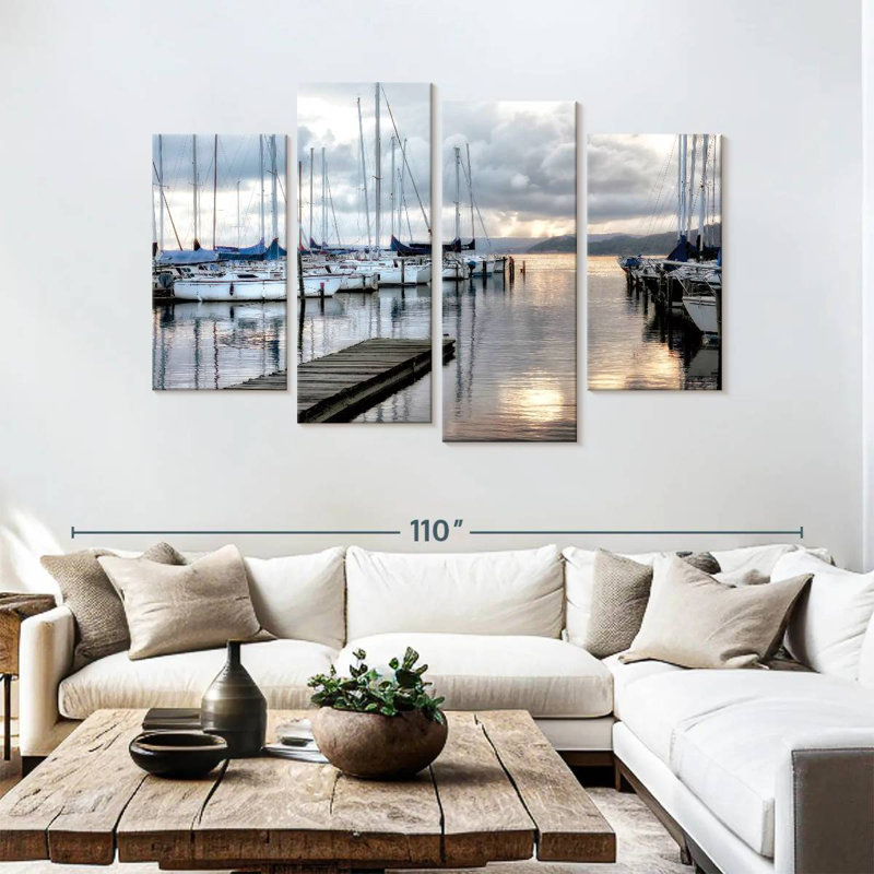 Mehar Walk On The Dock, H 54 po x l 84 po