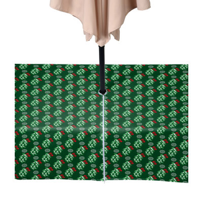 Skiles Snowflakes Water Repellent Tablecloth