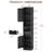 8 Tier Wooden Bookshelves and Bookcases with 2 Doors and 1 Drawer,Floor Standing Display Storage Shelves for Home-20982543
