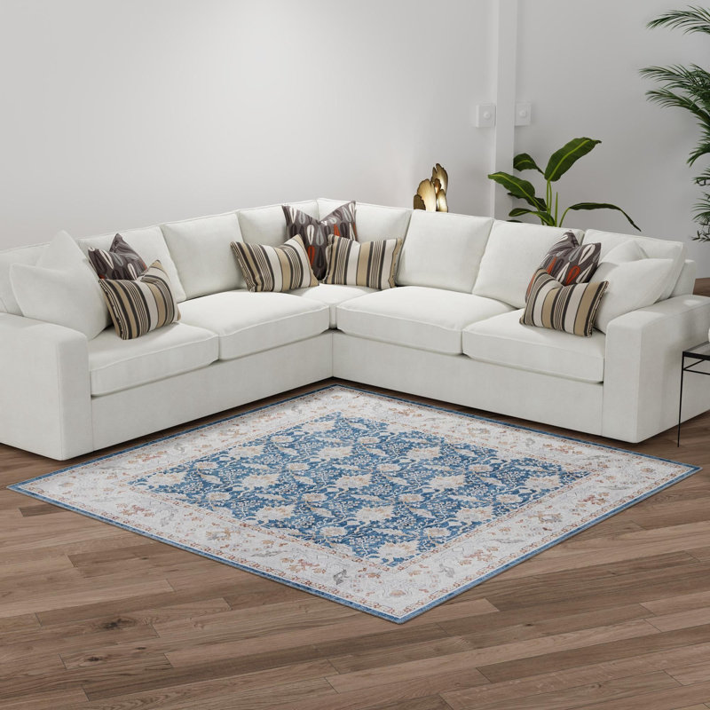 Tapis de couloir traditionnel Guljan, Carré 7 pi 10 po