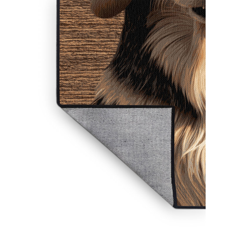 Washable Otterhound Dogs Area Rug, Runner 2' x 4'