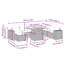  9 Piece Patio Sofa Set With Cushions Black Poly Rattan