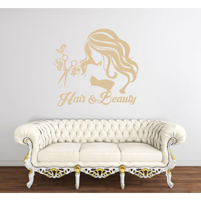 Adhésif décoratif pour cheveux et salon de beauté