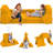 Acquanetta Kids 11'' Sleeper Sofa / Sectional and Ottoman