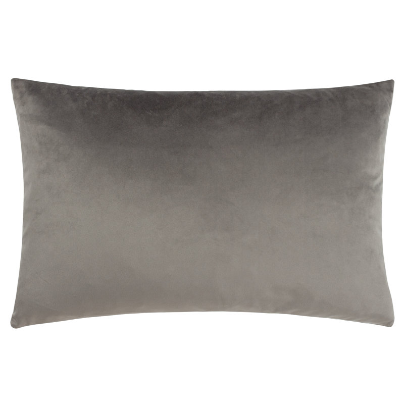 Lexington Geometric Rectangular Throw Pillow Cover, Grey/Black