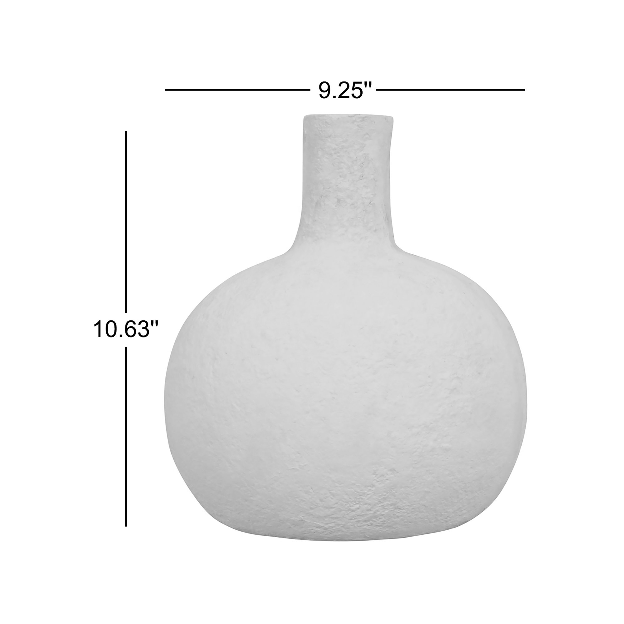 10.63'' Terracotta Table Vase